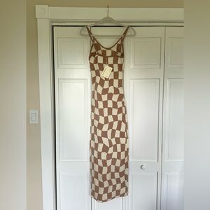 Peppermayo Checkered Dress (NWT)